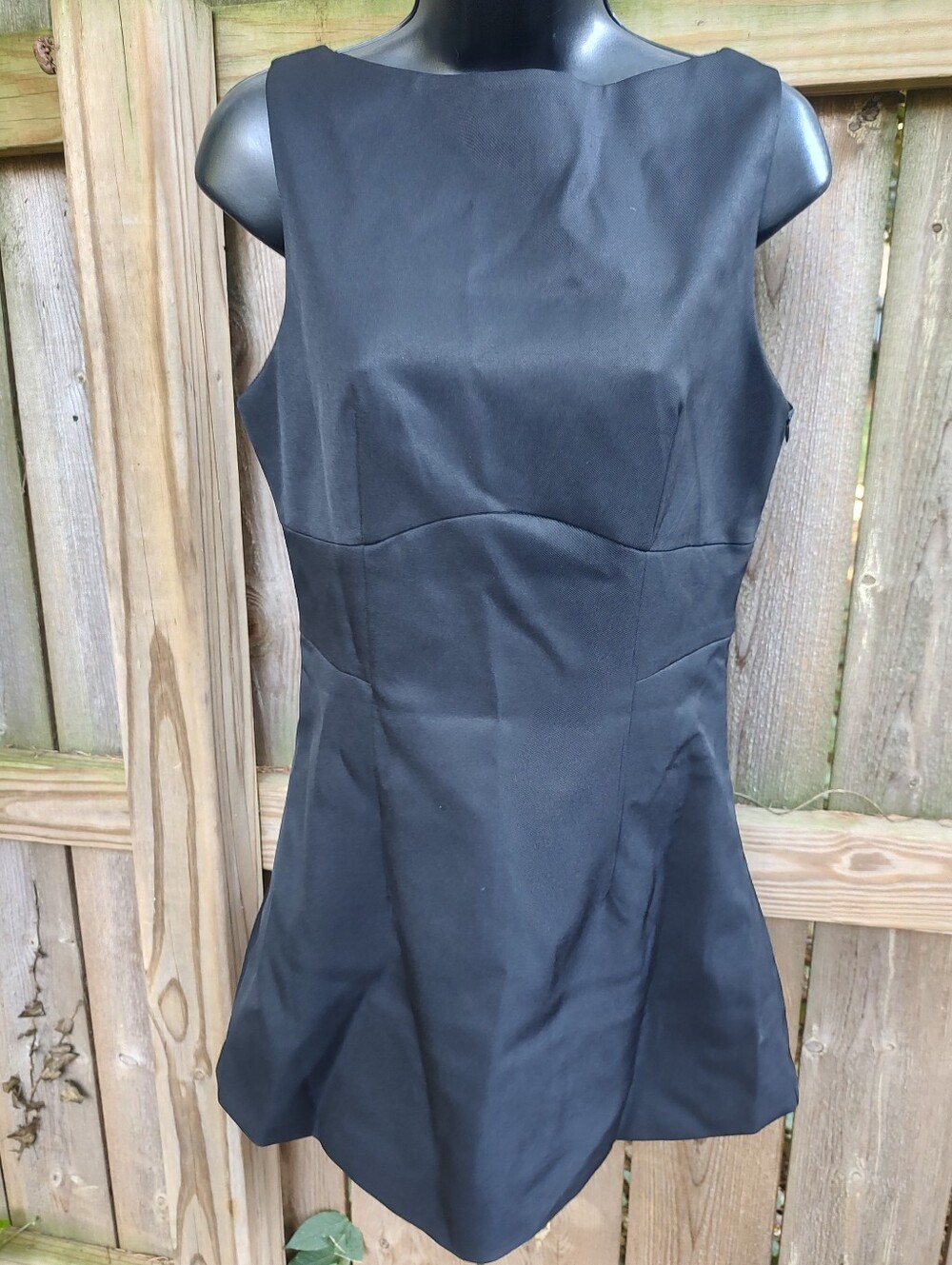 🏵️ Peppermayo Lulita Black Scoop Back Mini Dress NWT Size 6